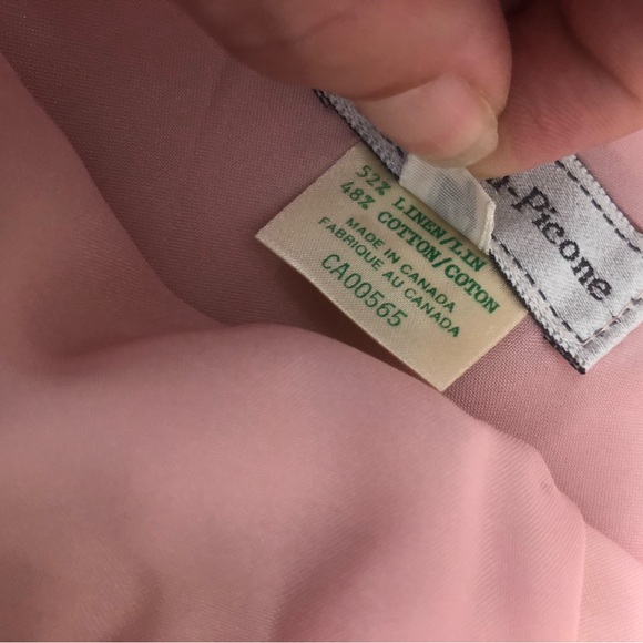 Vintage Linen Blend Evan Picone Soft Pink Maxi Skirt - Picture 4 of 12